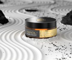 nanoil charcoal and white clay hair mask